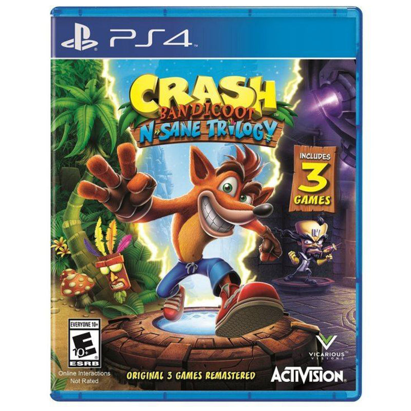 PS4 Crash Bandicoot N. Sane Trilogy w/ 2 Bonus Levels Included All
