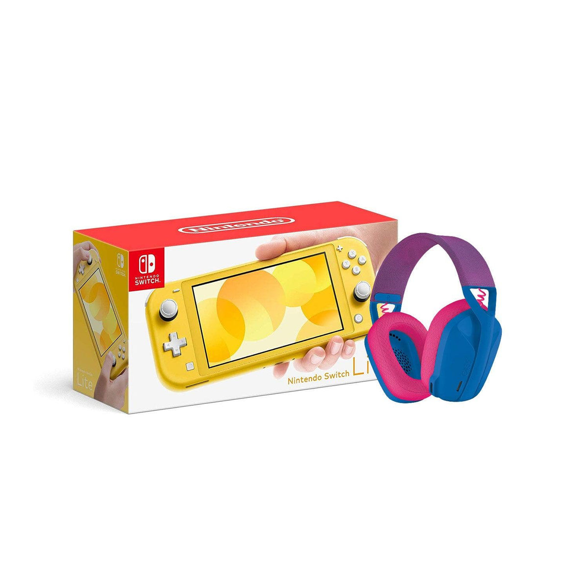 LOGITECH G435 LIGHTSPEED WIRELESS GAMING HEADSET (BLUE) + NINTENDO SWITCH CONSOLE (Lite, Refresh, OLED) - DataBlitz