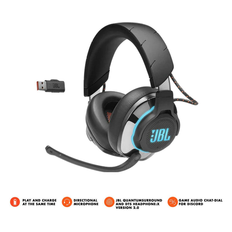 JBL Quantum 810 Wireless Over-Ear Gaming Headset With Active NC & Bluetooth (Black) - DataBlitz