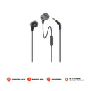 JBL Endurance Run 2 Wired Waterproof Sports In-Ear Headphones (Black) - DataBlitz
