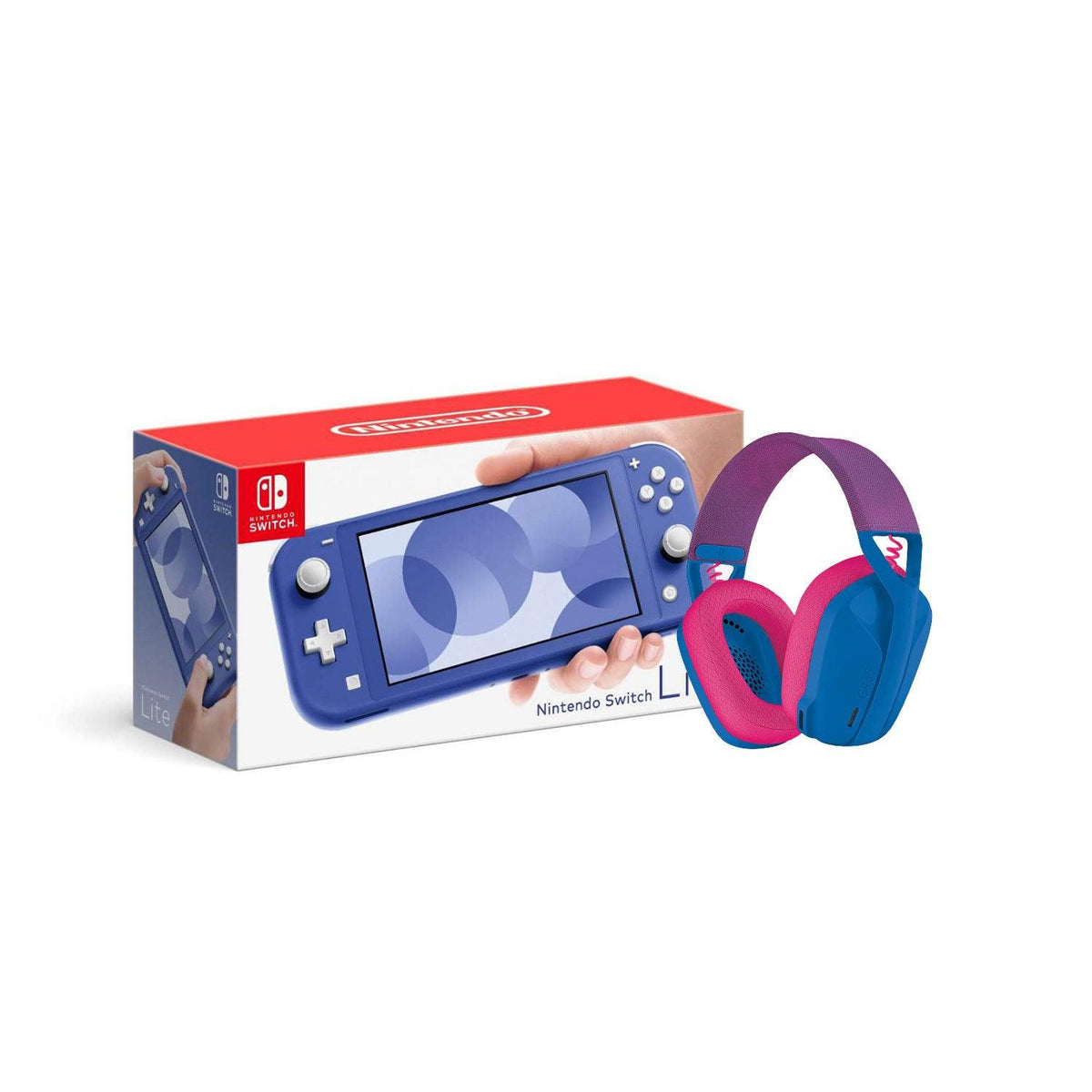 LOGITECH G435 LIGHTSPEED WIRELESS GAMING HEADSET (BLUE) + NINTENDO SWITCH CONSOLE (Lite, Refresh, OLED) - DataBlitz