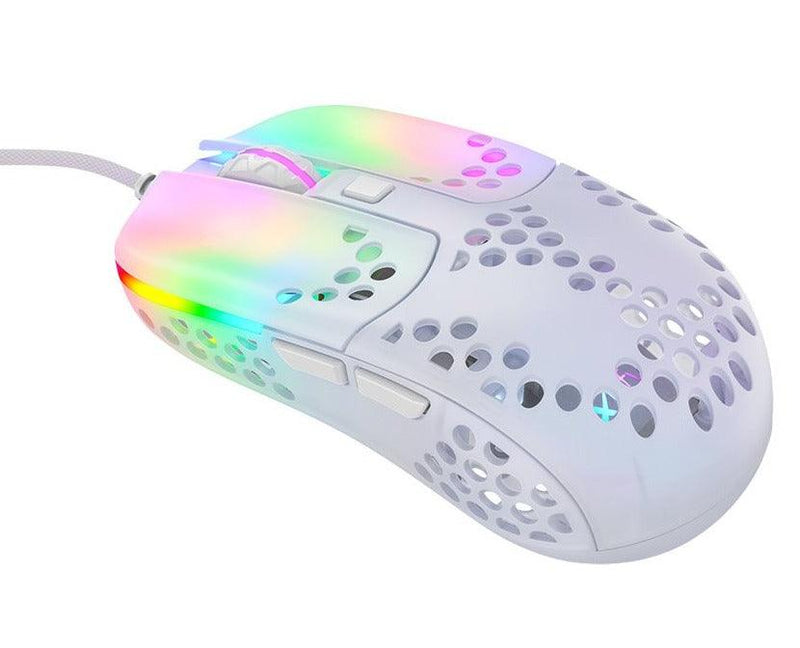 XTRFY MZ1 RGB ULTRA-LIGHT GAMING MOUSE (WHITE) - DataBlitz