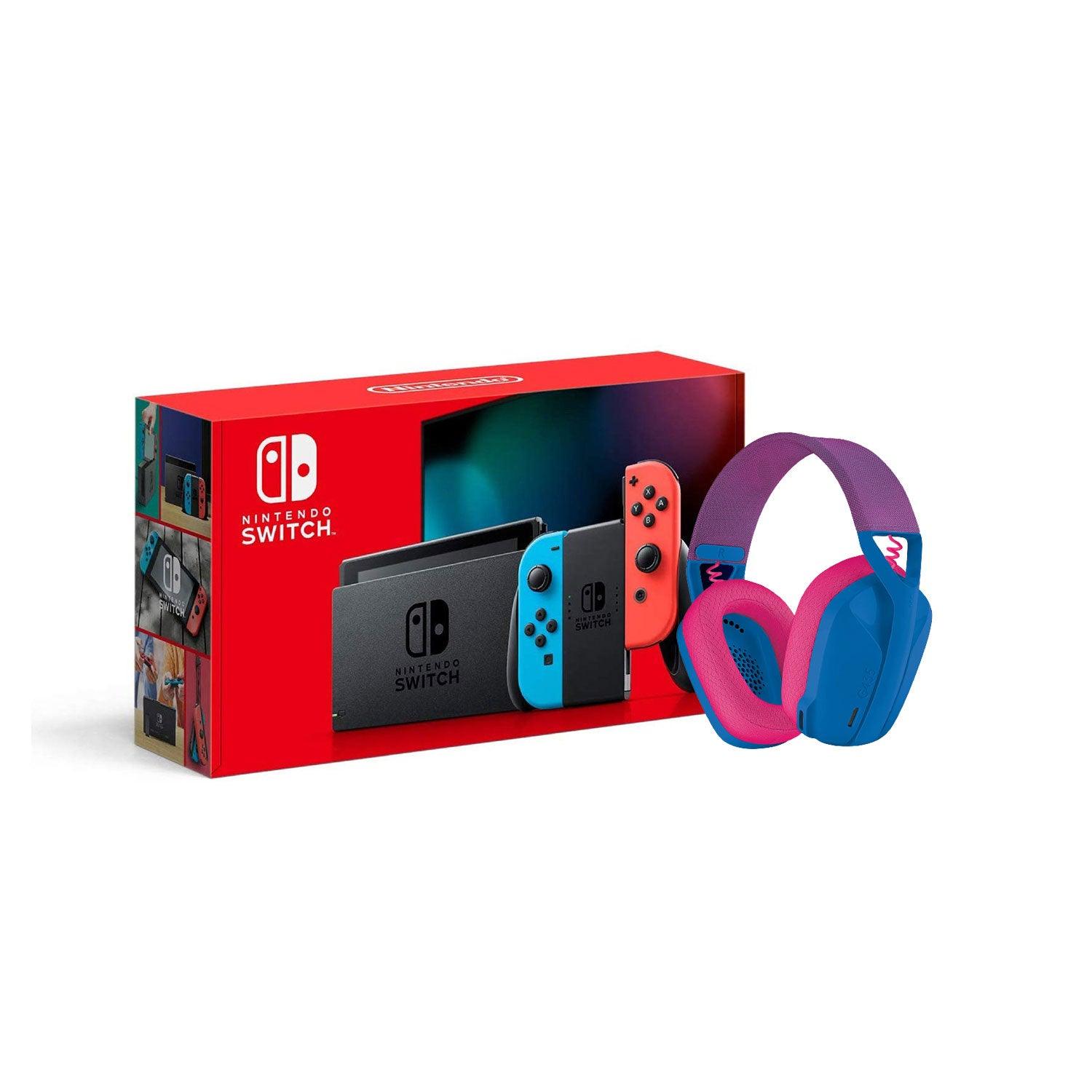 LOGITECH G435 LIGHTSPEED WIRELESS GAMING HEADSET (BLUE) + NINTENDO SWITCH CONSOLE (Lite, Refresh, OLED) - DataBlitz