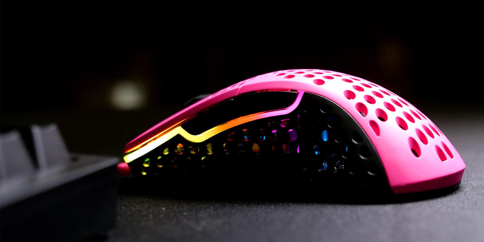 XTRFY M4 RGB ULTRA LIGHT GAMING MOUSE (PINK) - DataBlitz