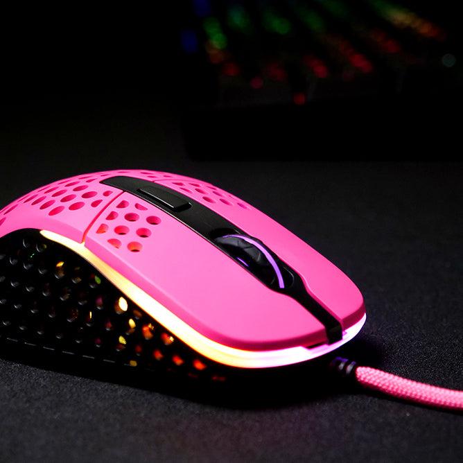 XTRFY M4 RGB ULTRA LIGHT GAMING MOUSE (PINK) - DataBlitz