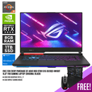 ASUS ROG STRIX G15 G513QC-HN160T GAMING LAPTOP (ORIGINAL BLACK) | 15.6" FHD | RYZEN 9 5900HX | 8GB DDR4 | 1TB SSD | RTX 3050 | WIN10 + ROG BACKPACK + ROG IMPACT GAMING MOUSE TYPE-C + 100W AC ADAPTER - DataBlitz