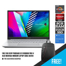 ASUS VIVOBOOK PRO 14 OLED M3401QA-KM050W LAPTOP (COOL SILVER) | 14" 2.8K | RYZEN™ 5 5600H | 8GB DDR4 | 512GB SSD | AMD RADEON | WIN11 + FREE ASUS NEREUS BACKPACK - DataBlitz