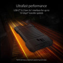 Asus TUF Gaming A1 USB 3.2 GEN2 SSD Enclosure (Black) (ESD-T1A) - DataBlitz