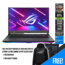 Asus ROG Strix G17 G713RW-LL137WS Gaming Laptop (Eclipse Gray) | 17”  WQHD | Ryzen™ 9 6900HX | 16 GB RAM DDR5 | 1TB SSD | RTX™ 3070 Ti | Windows 11 Home | ROG Backpack - DataBlitz