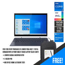 Lenovo Yoga Duet 7 13ITL6 82MA007HPH 10-Point Multi-Touch Laptop (Slate Grey) | 13”  2K | i7-1165G7 | 16 GB DDR4 | 1 TB SSD | Iris Xe Graphics | Windows 11 Home | MS Office H&S 2021 |  E-Color Pen | Lenovo Backpack B210 - DataBlitz