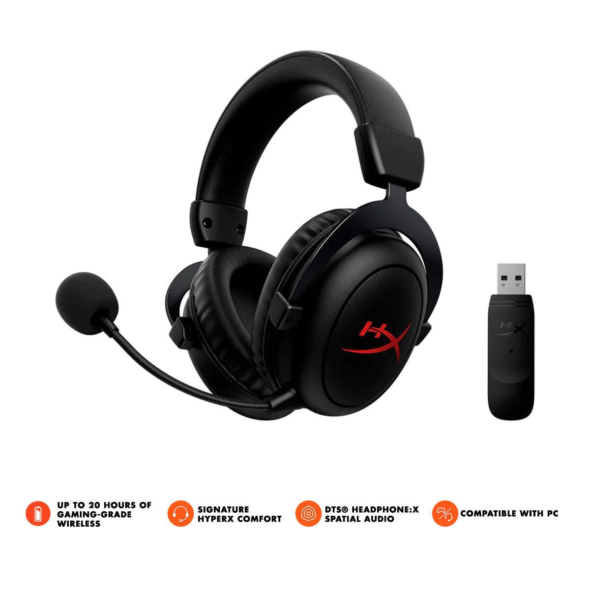 HYPERX Cloud Core Wireless Gaming Headset (Black) (4P5D5AA) - DataBlitz