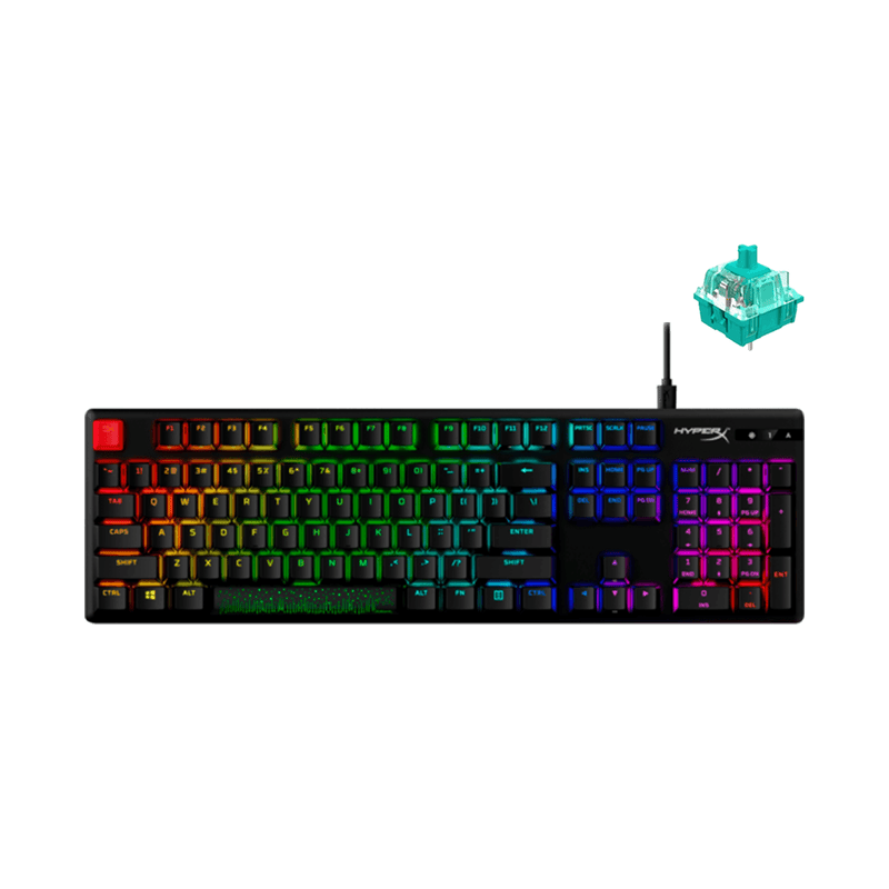 HYPERX Alloy Origins PBT RGB Mechanical Gaming Keyboard (Aqua Switch Tactile) For PC/PS5/PS4/XBOX Series X/S / XBOXONE (639N5AA