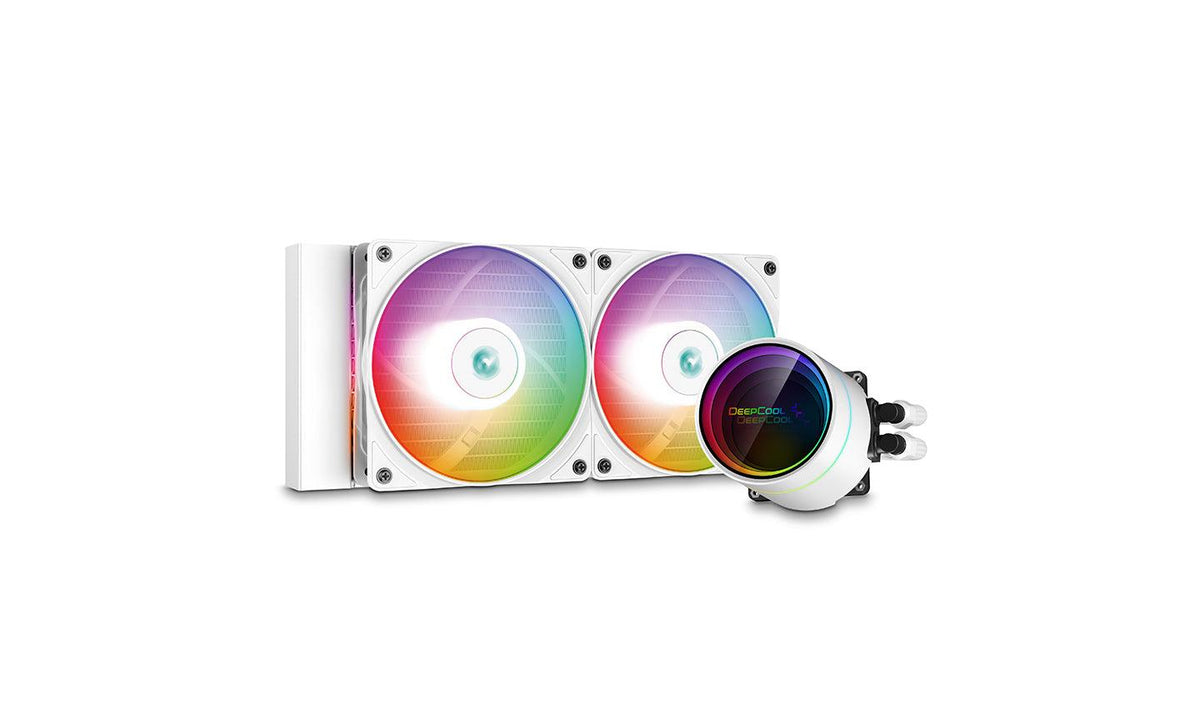 Deepcool Castle 240EX A-RGB WH Liquid Cooler (White) (DP-GS-H12W-CSL240EX-AR-WH) - DataBlitz
