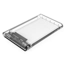 Orico 2.5 Inch USB 3.0 Hard Drive Enclosure (Transparent) (2139U3) - DataBlitz