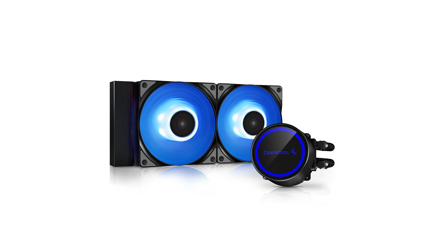 Deepcool GAMMAXX L240 A-RGB 240MM Liquid Cooler (Black) (DP-H12CF-GL240-ARGB)+Deepcool LGA1700 Mounting Bracket Kit - DataBlitz