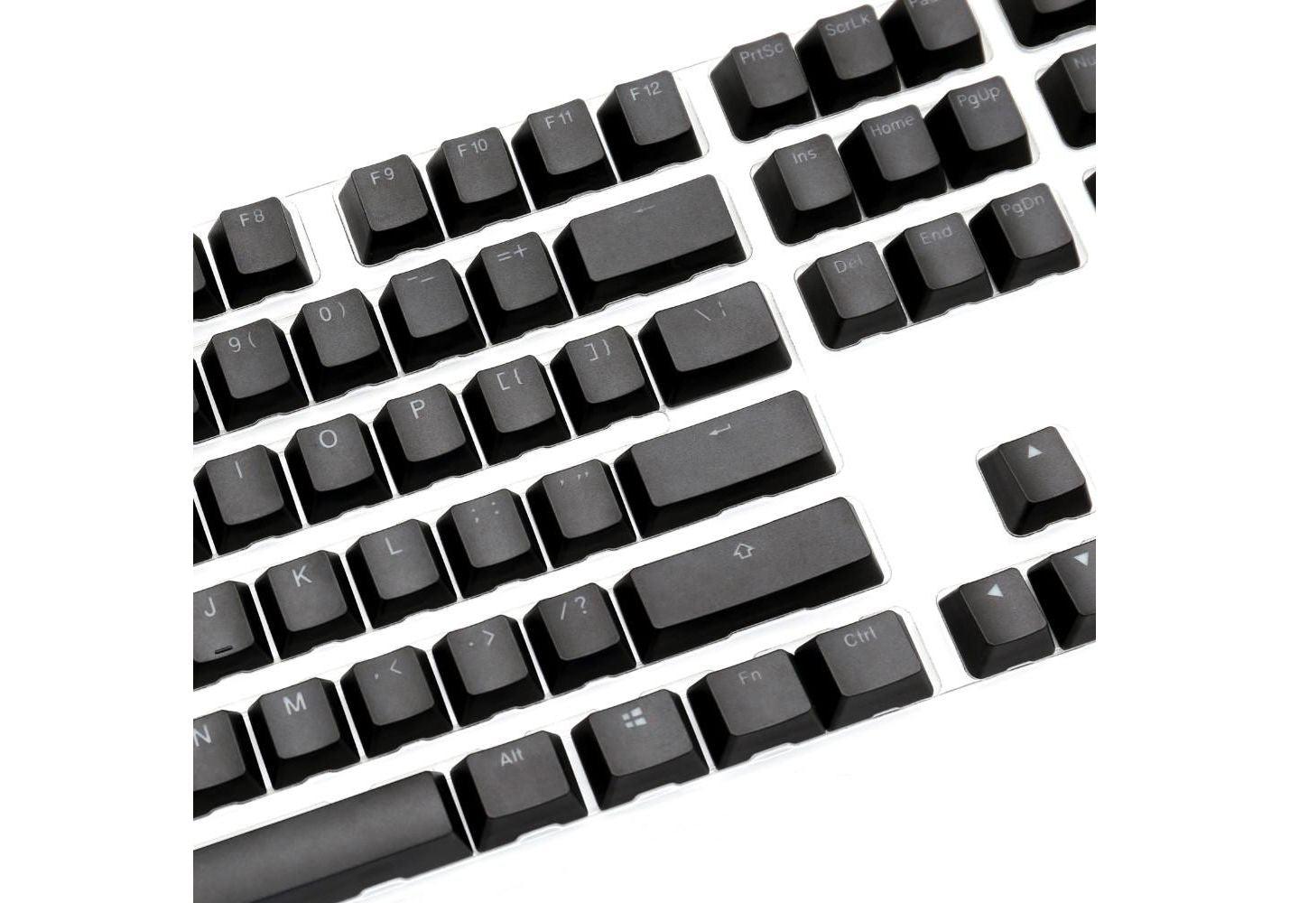 DUCKY 108-KEY PBT SEAMLESS DOUBLESHOT KEYCAP SET BLACK (DKSA108-USPDANNO2) - DataBlitz