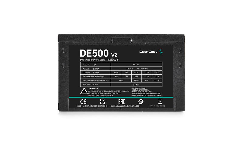 DEEPCOOL DE500 V2 350W Power Supply (DP-DE500US-PH) - DataBlitz