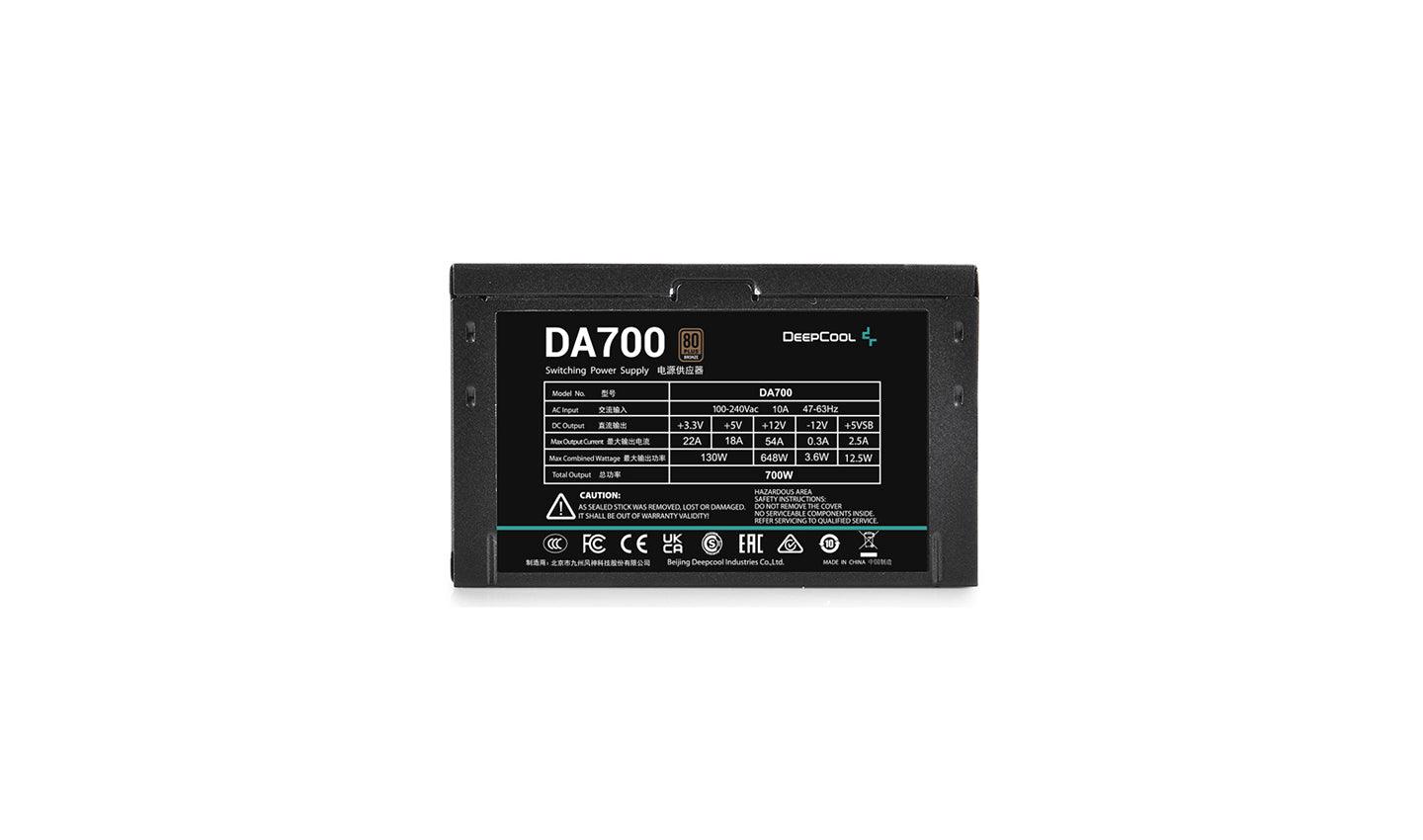 DEEPCOOL DA700 80 PLUS Bronze Power Supply (DP-BZ-DA700N) - DataBlitz