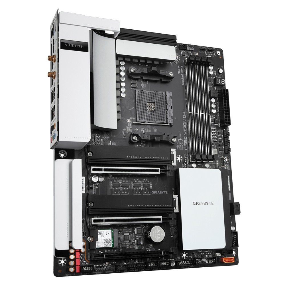 GIGABYTE B550 VISION D-P ATX Motherboard - DataBlitz