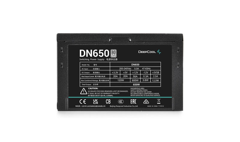 Deepcool DN650 650W Power Supply (DP-230EU-DN650) - DataBlitz