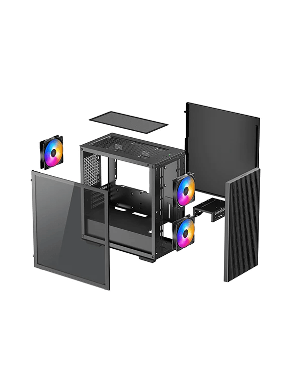 DEEPCOOL MATREXX 40 Micro-ATX Case (DP-MATX-MATREXX40-3FS) - DataBlitz