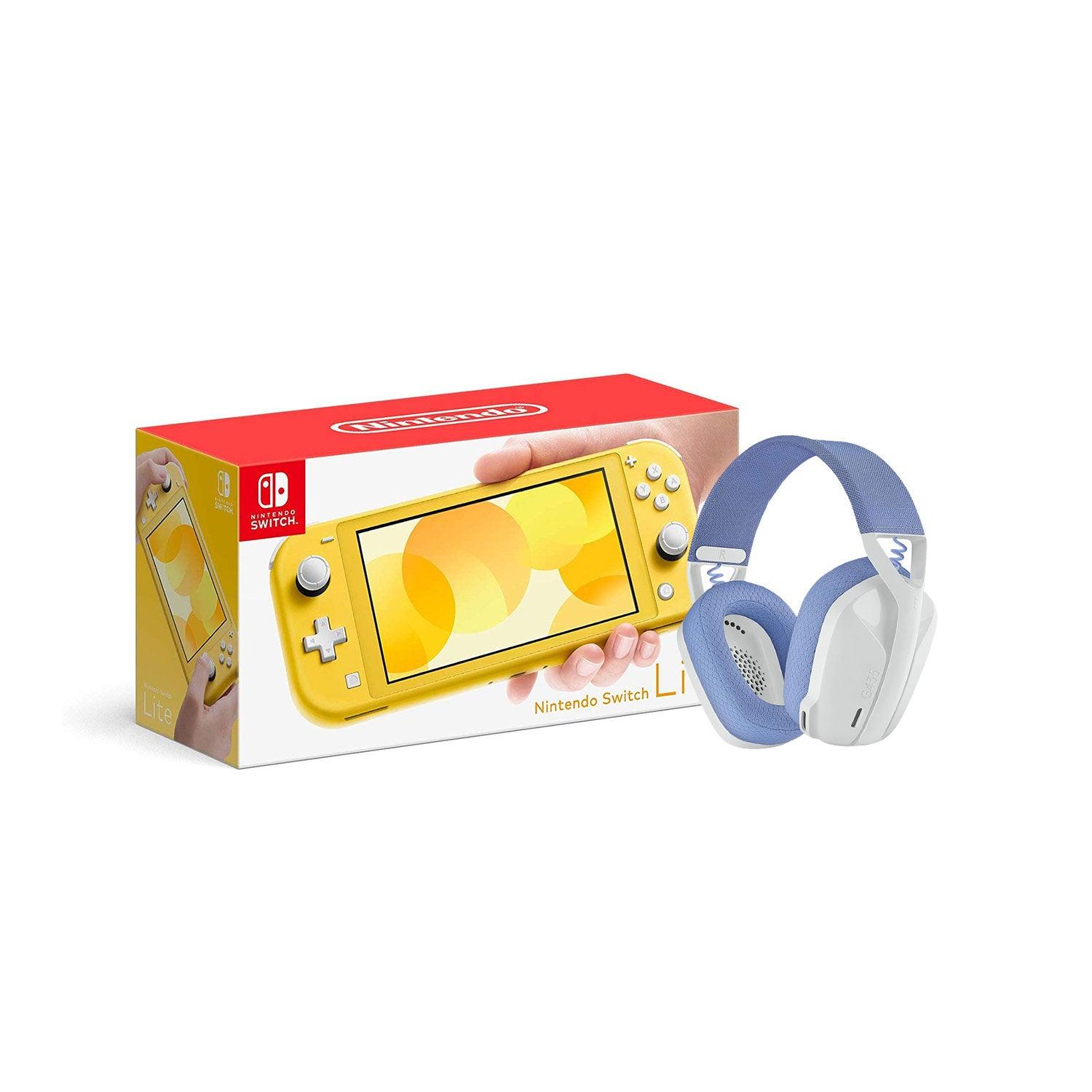 LOGITECH G435 LIGHTSPEED WIRELESS GAMING HEADSET (WHITE) + NINTENDO SWITCH CONSOLE (Lite, Refresh, OLED) - DataBlitz