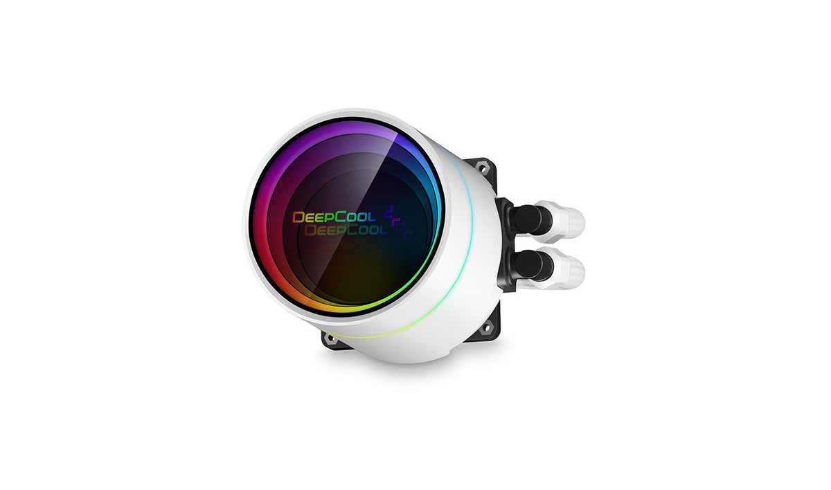 Deepcool Castle 240EX A-RGB WH Liquid Cooler (White) (DP-GS-H12W-CSL240EX-AR-WH) - DataBlitz