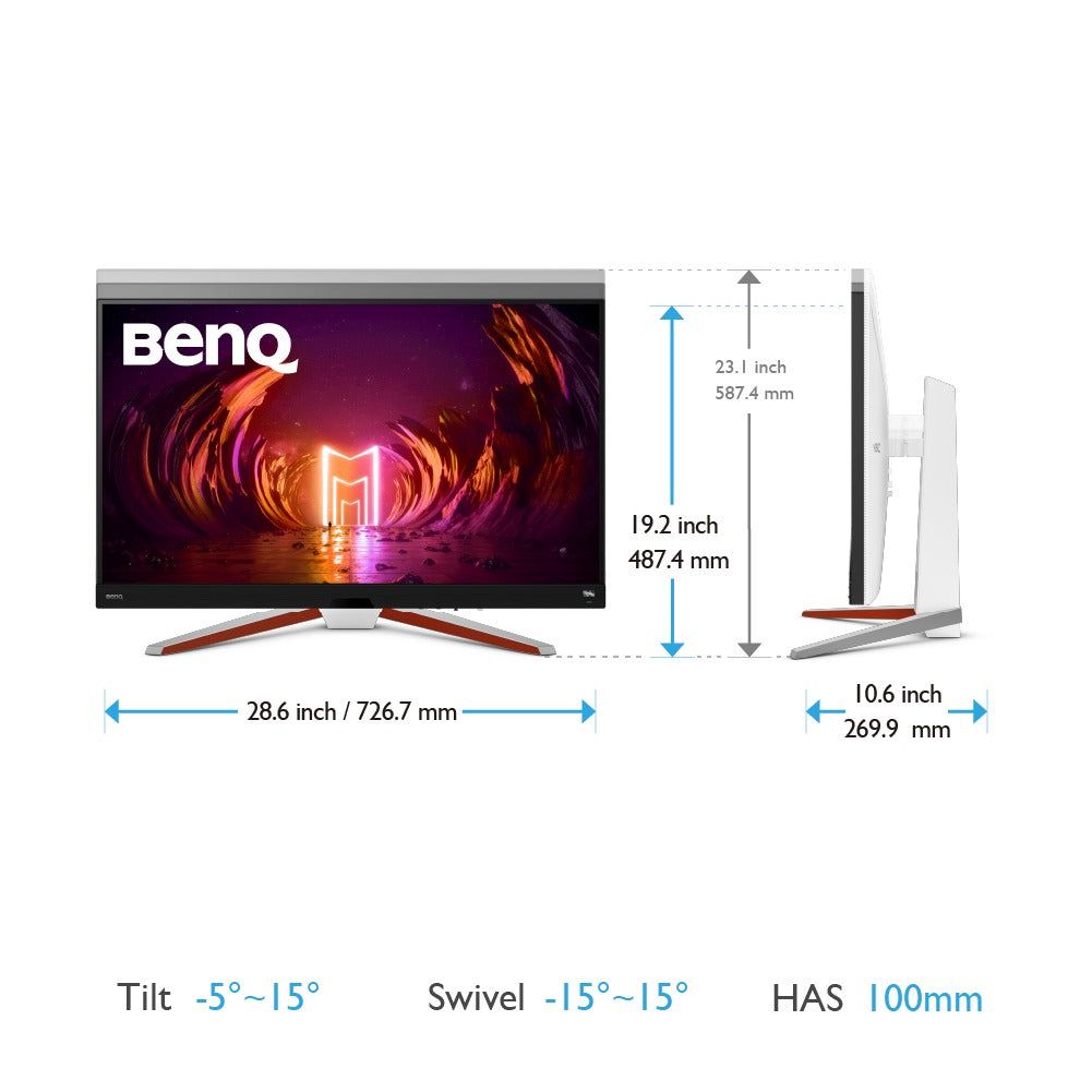 BENQ Mobiuz EX3210U 32-Inch 4K IPS 1MS 144HZ Gaming Monitor