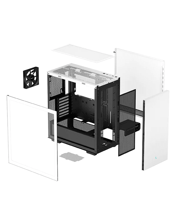 DEEPCOOL CH510 WH Mid-Tower ATX Case (White) (R-CH510-WHNNE1-G-1) - DataBlitz