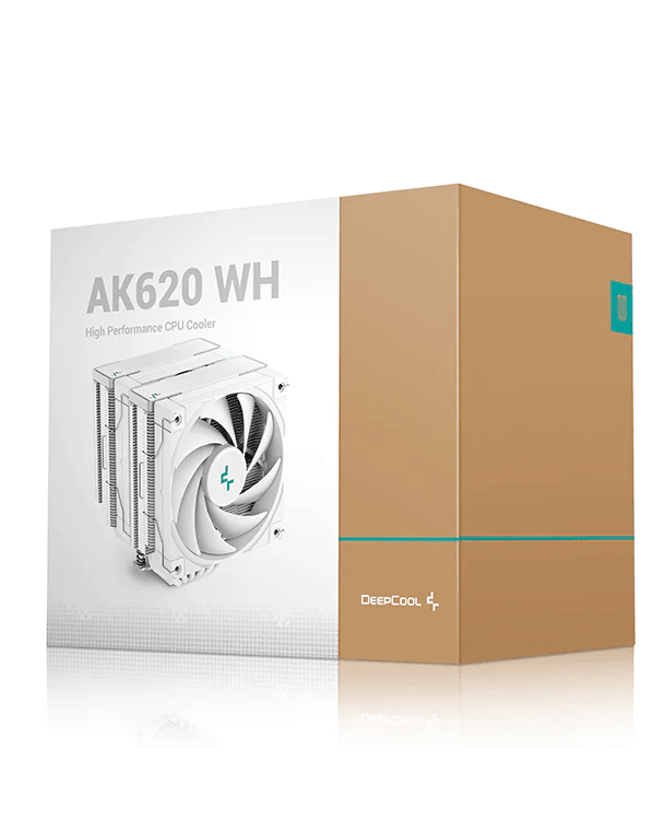Deepcool AK620 WH High Performance Dual Tower CPU Cooler (White) (R-AK620-WHNNMT-G-1)
