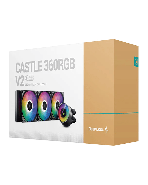 DEEPCOOL GAMER STORM CASTLE 360RGB V2 360MM Liquid Cooler With Add-RGB Fan (DP-GS-H12AR-CSL360V2) + DEEPCOOL LGA1700 Mounting Bracket Kit - DataBlitz