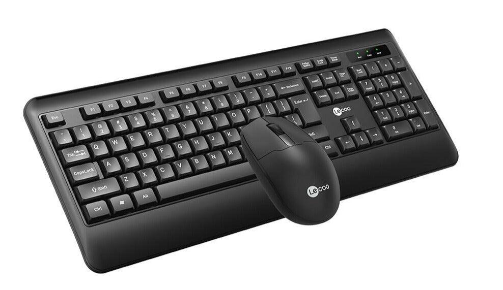 LECOO KW202 WIRELESS KEYBOARD AND MOUSE COMBO (BLACK) - DataBlitz