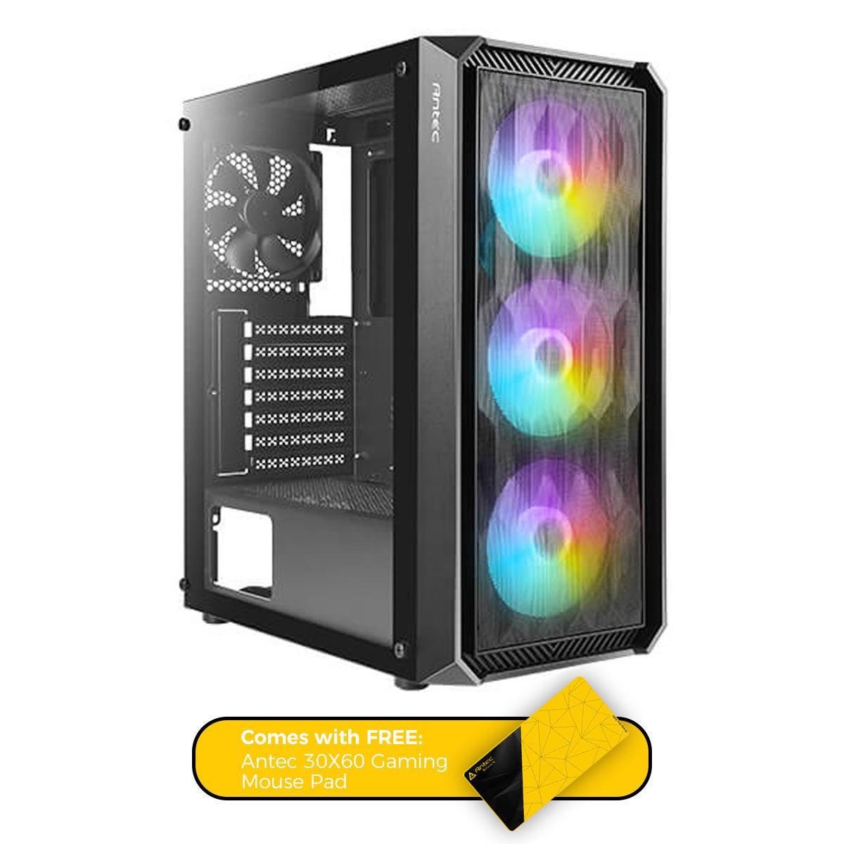Antec NX292 ATX Mid-Tower Gaming Case (Black) + Antec 30X60 Gaming Mouse Pad - DataBlitz