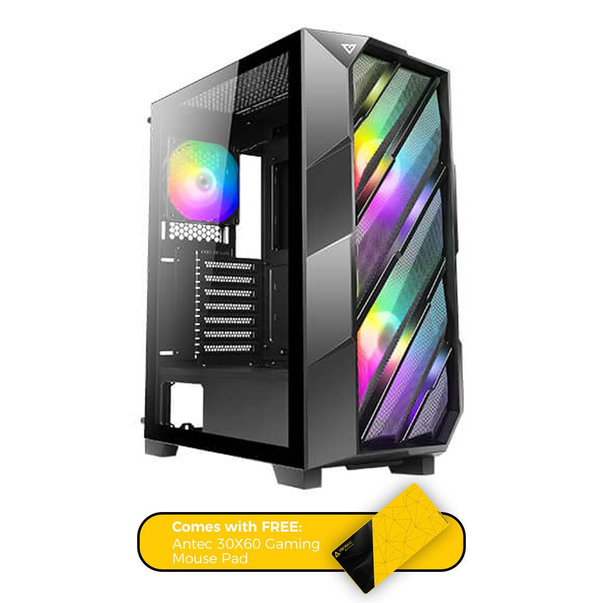 Antec NX700 ATX Mid-Tower Gaming Case (Black) + Antec 30X60 Gaming Mouse Pad - DataBlitz