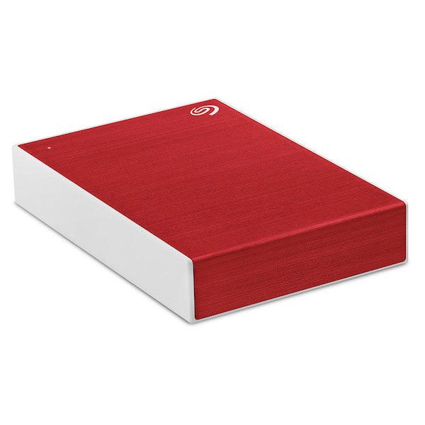 SEAGATE ONE TOUCH 5TB PORTABLE HDD WITH PASSWORD PROTECTION (RED) - DataBlitz