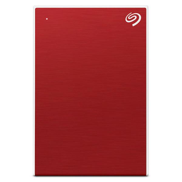 SEAGATE ONE TOUCH 5TB PORTABLE HDD WITH PASSWORD PROTECTION (RED) - DataBlitz