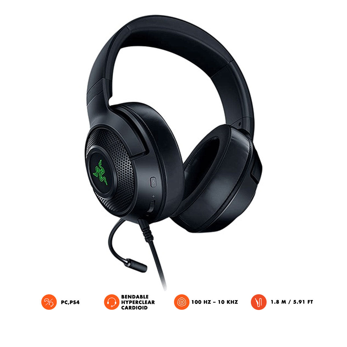 Razer Kraken V3 X (2022) Wired USB Gaming Headset
