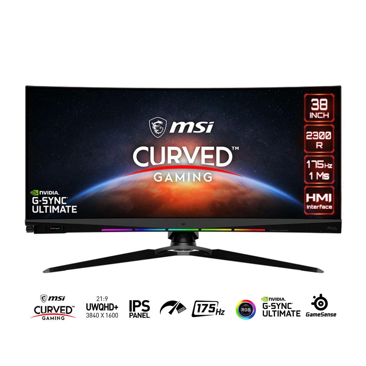 MSI Optix MEG381CQR Plus 38-INCH 175HZ UWQHD+ IPS Curved Gaming Monitor - DataBlitz