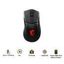 MSI Clutch GM31 RGB Lightweight Wireless Gaming Mouse With Charging Dock (Black) - DataBlitz