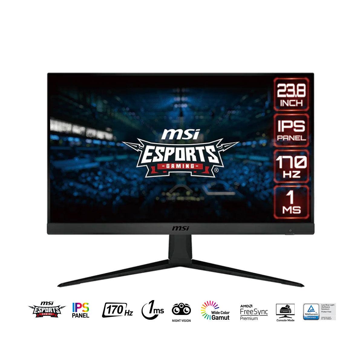 Home All products MSI G2412 23.8" 170HZ FHD IPS Esports...
