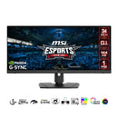 MSI Optix MPG341QR 34-INCH 144HZ UWQHD IPS Esports Gaming Monitor - DataBlitz
