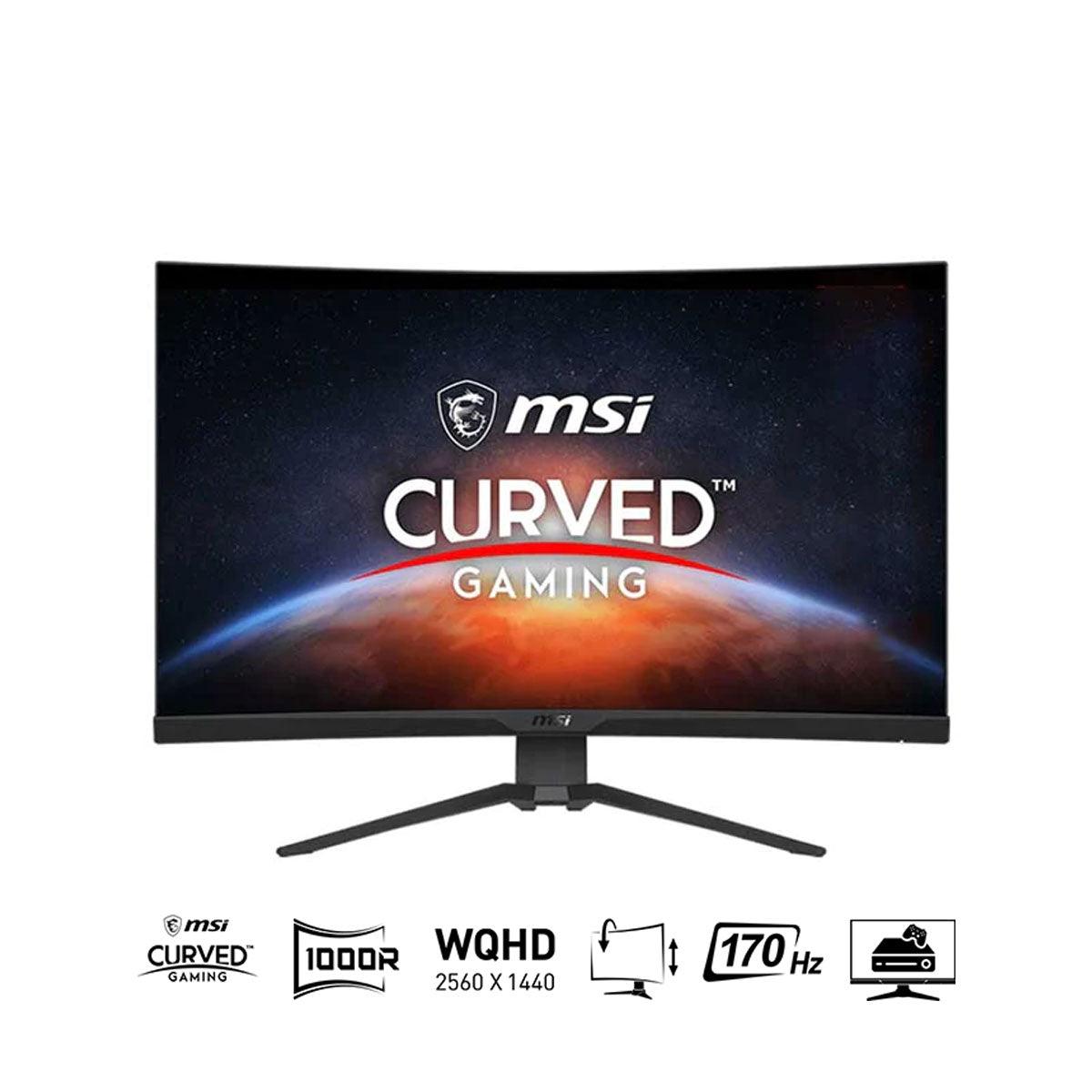 MSI G322CQP 31.5" 170HZ WQHD Curved Gaming Monitor (Black) - DataBlitz