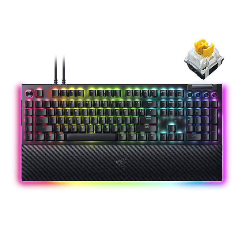 Razer Blackwidow V4 Pro Mechanical Gaming Keyboard With Razer Chroma RGB (Yellow Switch)