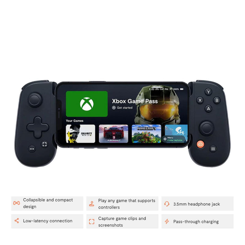 Backbone One Xbox Edition Mobile Gaming Controller (Black) - DataBlitz