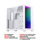 Phanteks Magniumgear Neo Qube 2 DRGB Tempered Glass Mid-Tower Case (Infinity Mirror White) (MG-NE620QI-DWT02) - DataBlitz