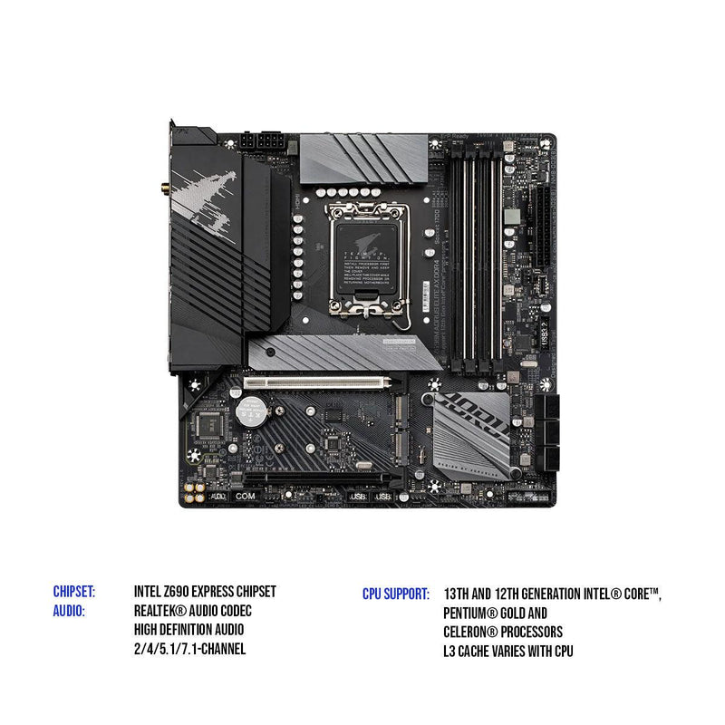 Gigabyte Z690M Aorus Elite AX DDR4 Gaming Motherboard - DataBlitz