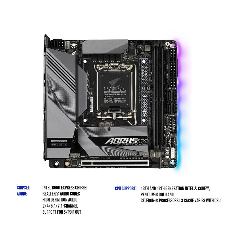 Gigabyte B660i Aorus Pro DDR4 Gaming Motherboard - DataBlitz