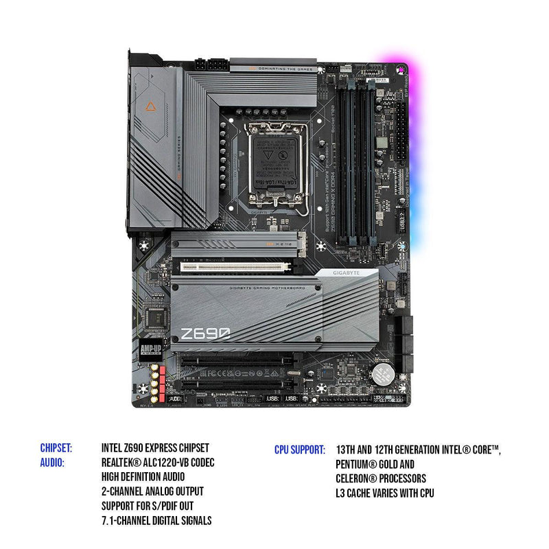 Gigabyte Z690 Gaming X DDR4 V2 Gaming Motherboard - DataBlitz