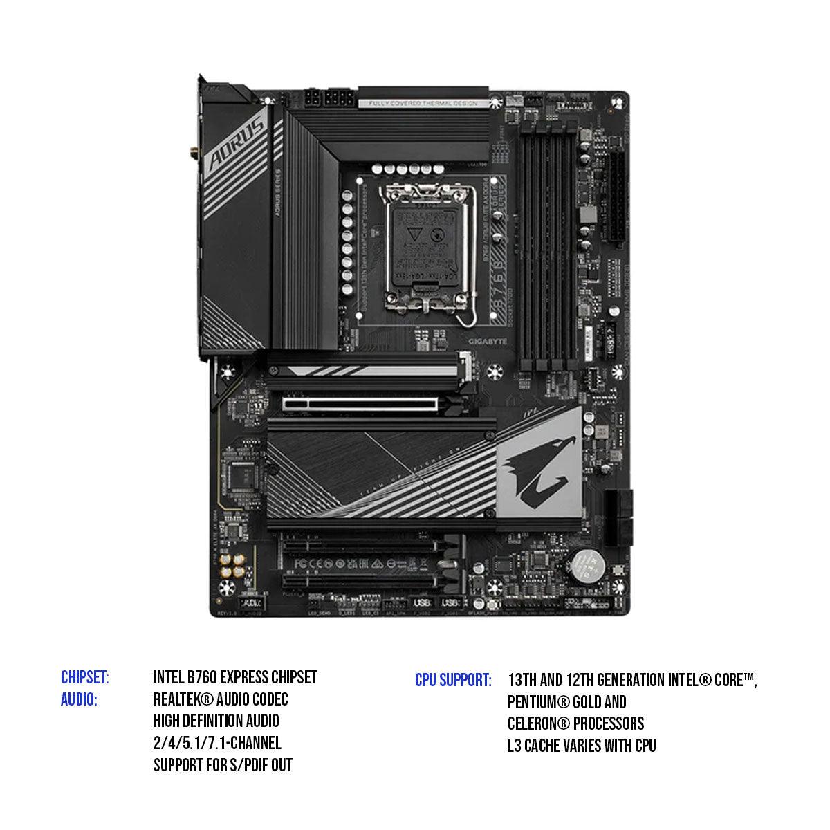 Gigabyte B760 Aorus Elite AX DDR4 Gaming Motherboard - DataBlitz