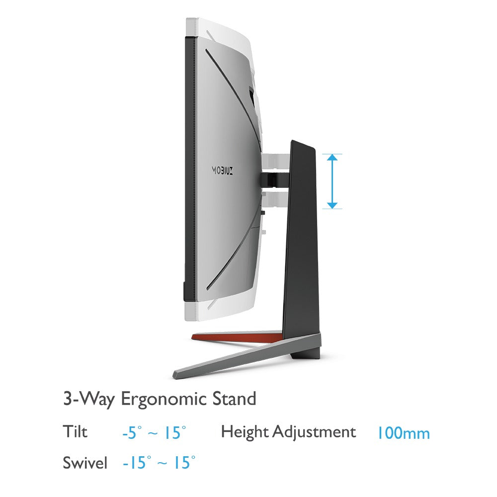 BENQ Mobiuz EX3210R 31.5-Inch QHD 1MS 165HZ Curved Gaming Monitor